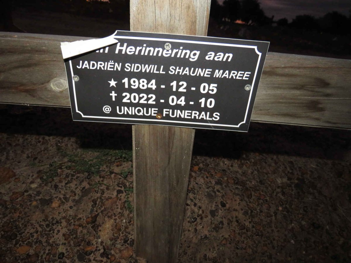 MAREE Jadrien Sidwill Shaune 1984-2022