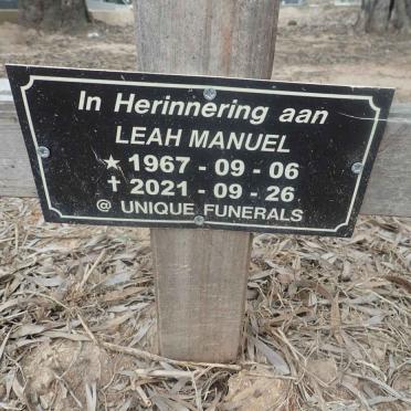 MANUEL Leah 1967-2021
