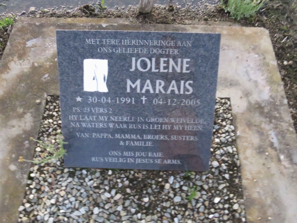 MARAIS Jolene 1991-2005