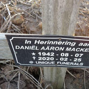 MACKELLY Daniel Aaron 1942-2020