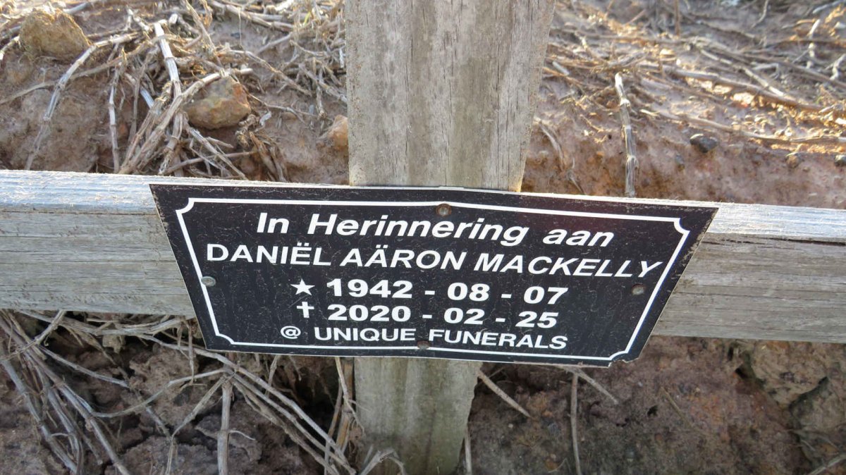 MACKELLY Daniel Aaron 1942-2020