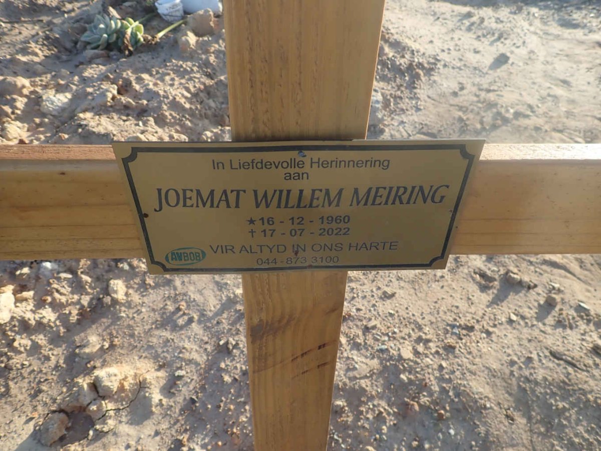MEIRING Joemat Willem 1960-2022