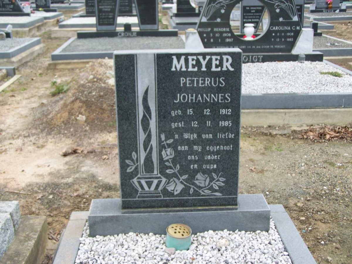 MEYER Peterus Johannes 1912-1985
