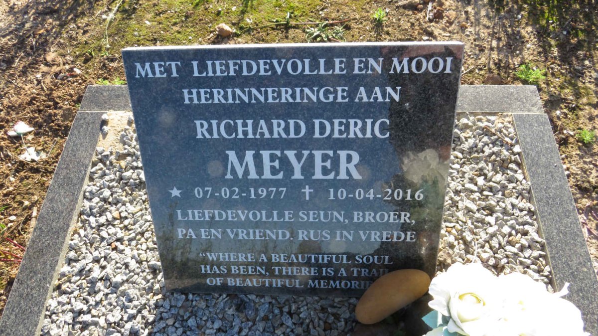 MEYER Richard Deric 1977-2016