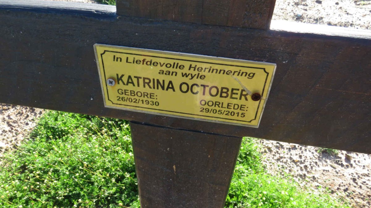 OCTOBER Katrina 1930-2015