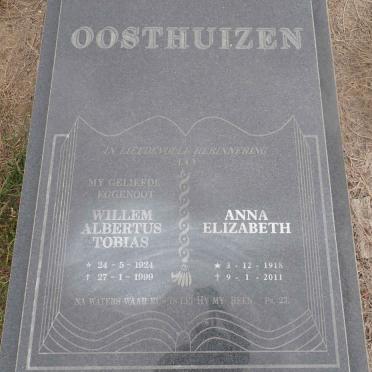 OOSTHUIZEN Willem Albertus Tobias 1924-1999 & Anna EIlizabeth 1918-2011