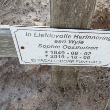 OOSTHUIZEN Sophie 1949-2019
