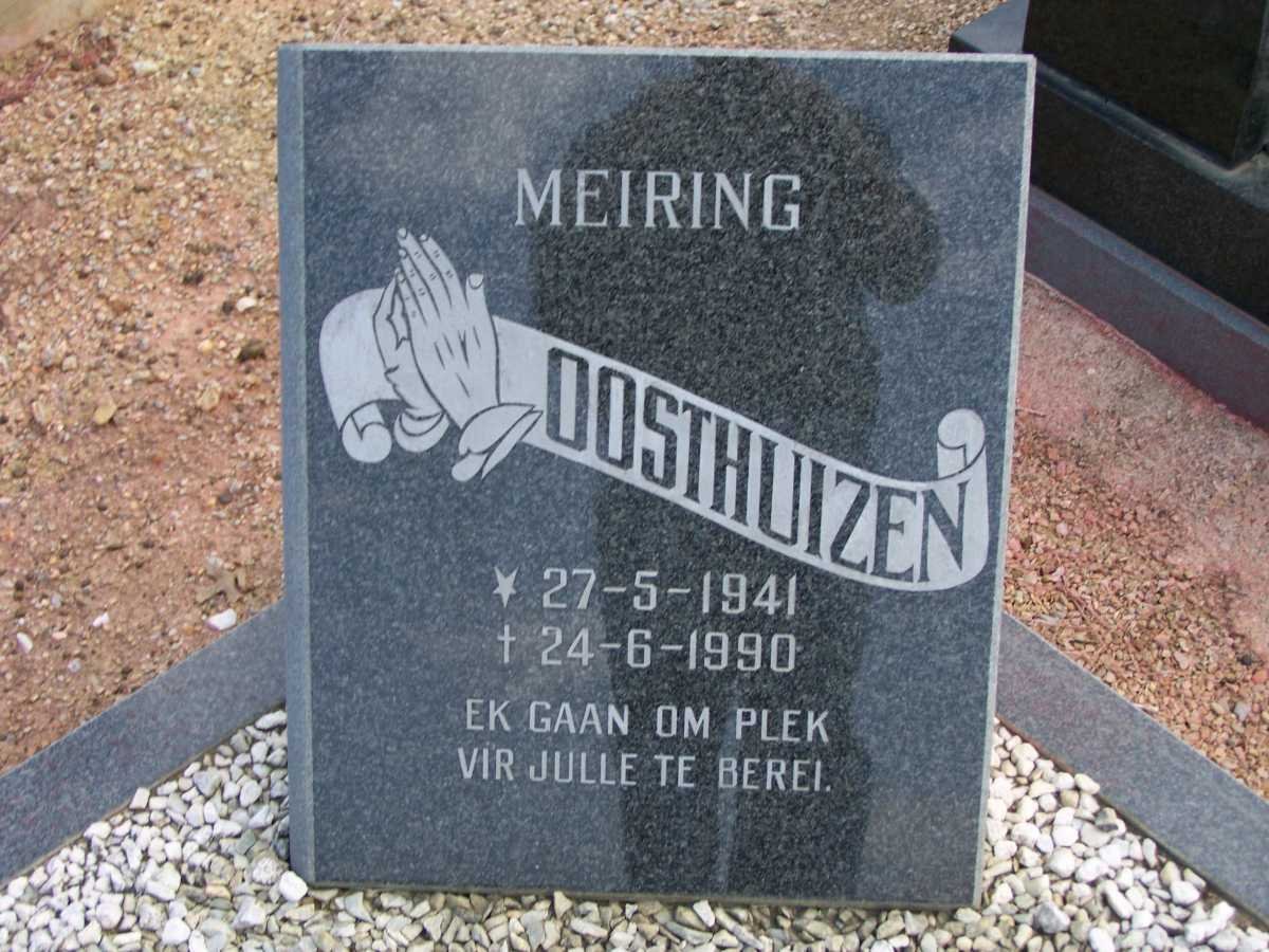 OOSTHUIZEN Meiring 1941-1990