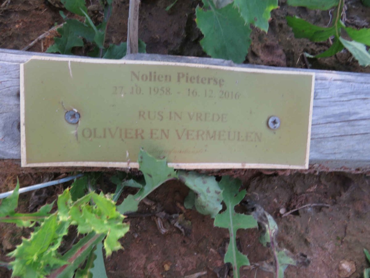 PIETERSE Nolien 1958-2016