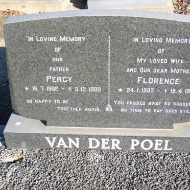 POEL Percy, van der 1902-1980 &amp; Florence 1903-1977