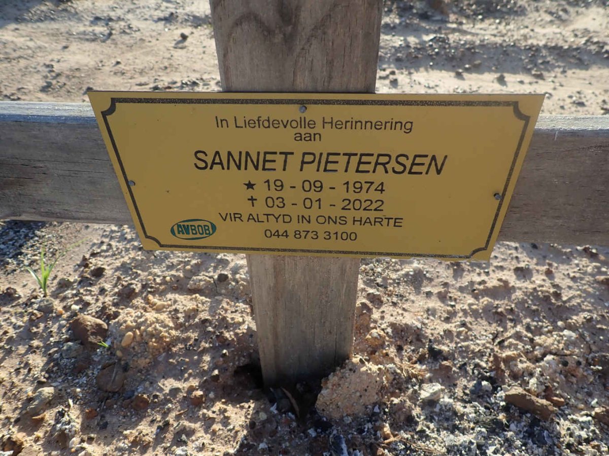PIETERSEN Sannet 1974-2022