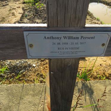 PERSENT Anthony William 1958-2017