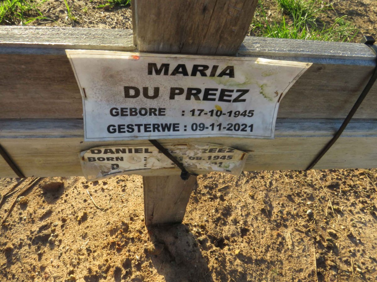 PREEZ Daniel, du 1945-2018 & Maria 1945-2021