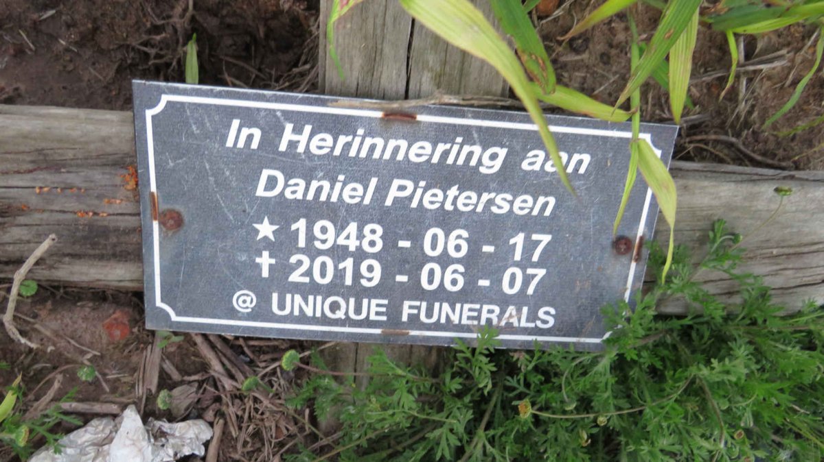 PIETERSEN Daniel 1948-2019