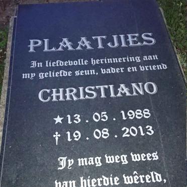 PLAATJIES Christiano 1988-2013