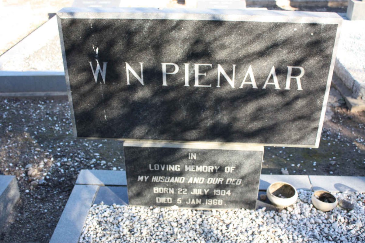 PIENAAR W.N.  1904-1968