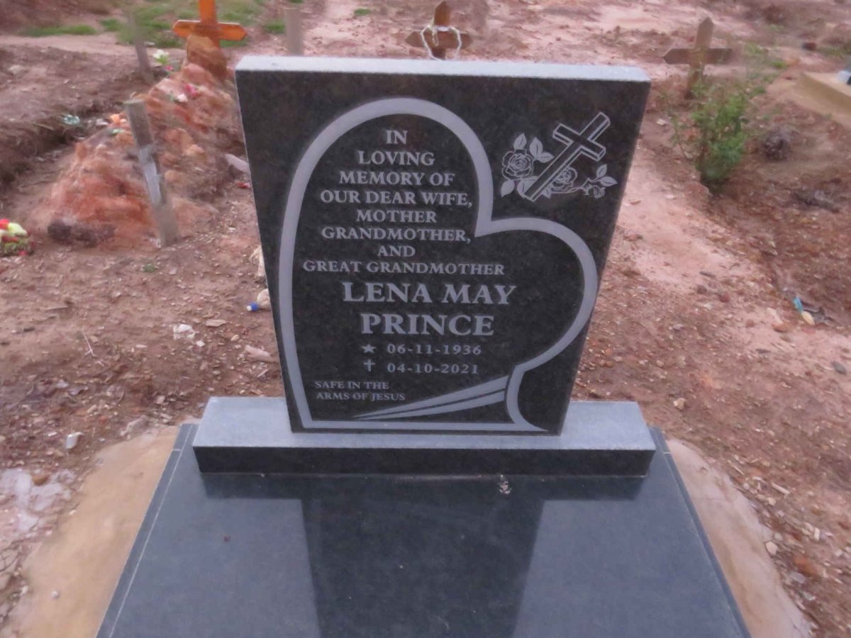 PRINCE Lena May 1936-2021