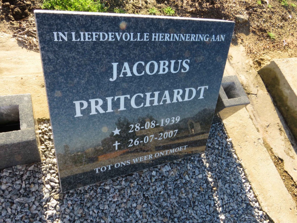 PRITCHARDT Jacobus 1939-2007
