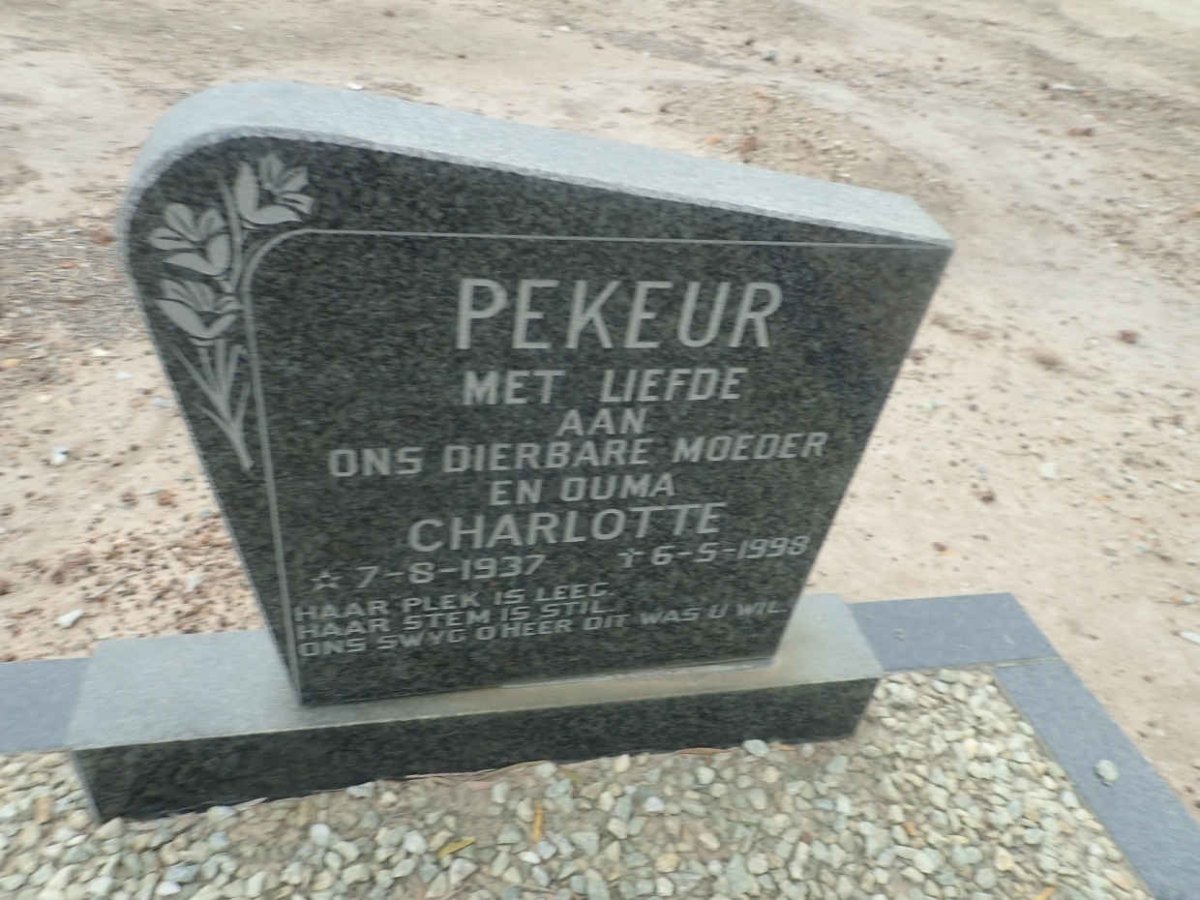 PEKEUR Charlotte 1937-1998