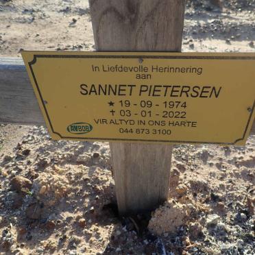 PIETERSEN Sannet 1974-2022
