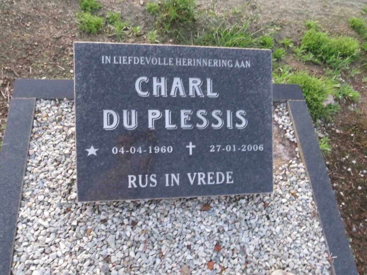 PLESSIS Charl, du 1960-2006