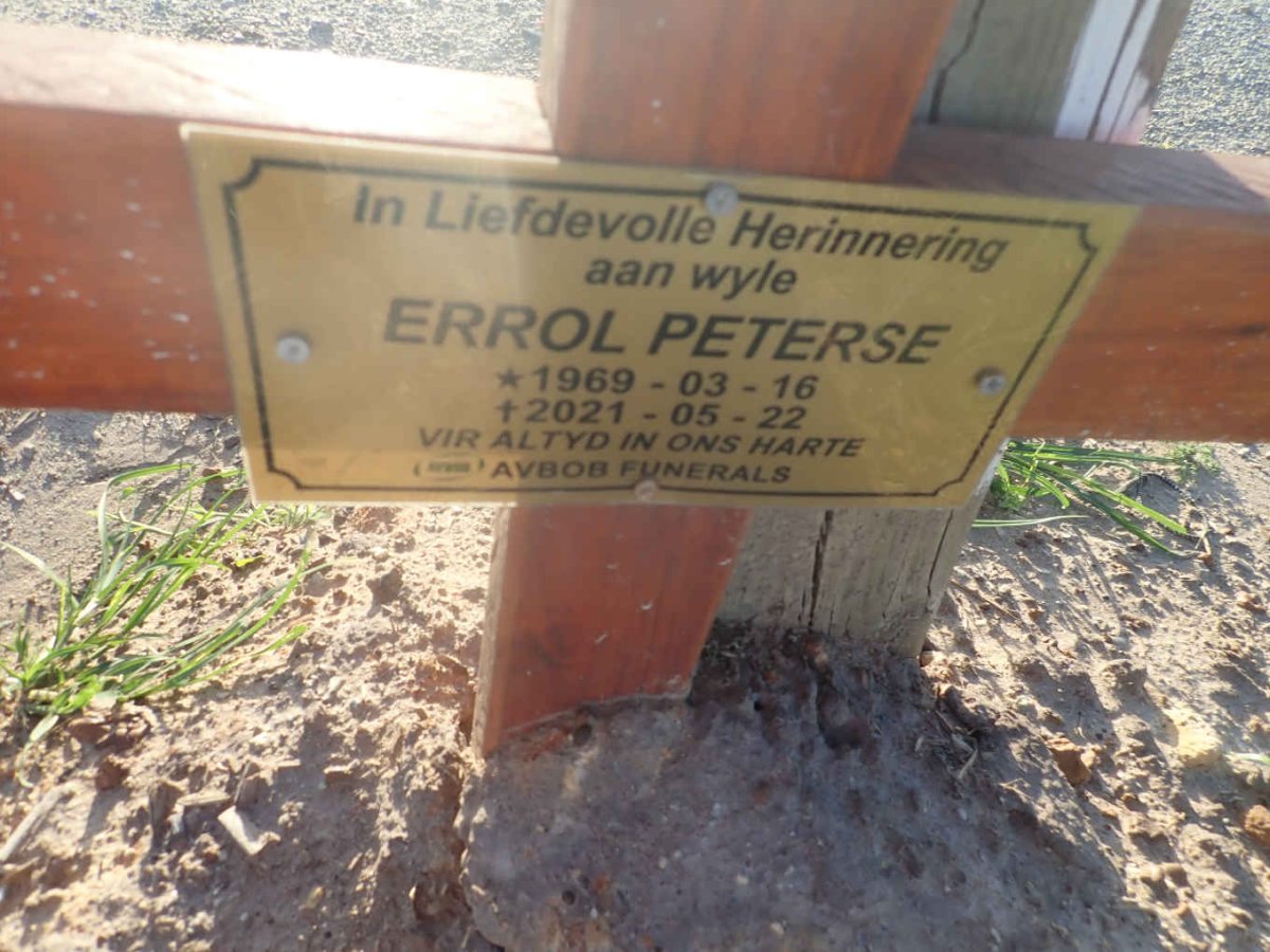 PETERSE Errol 1969-2021