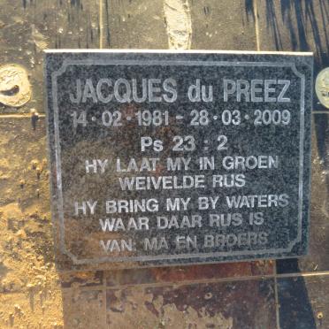 PREEZ Jacques, du 1981-2009