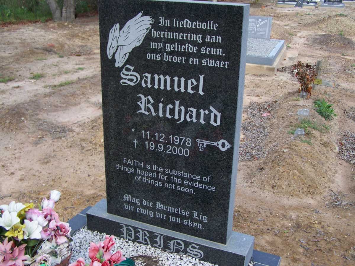 PRINS Samuel Richard 1978-2000