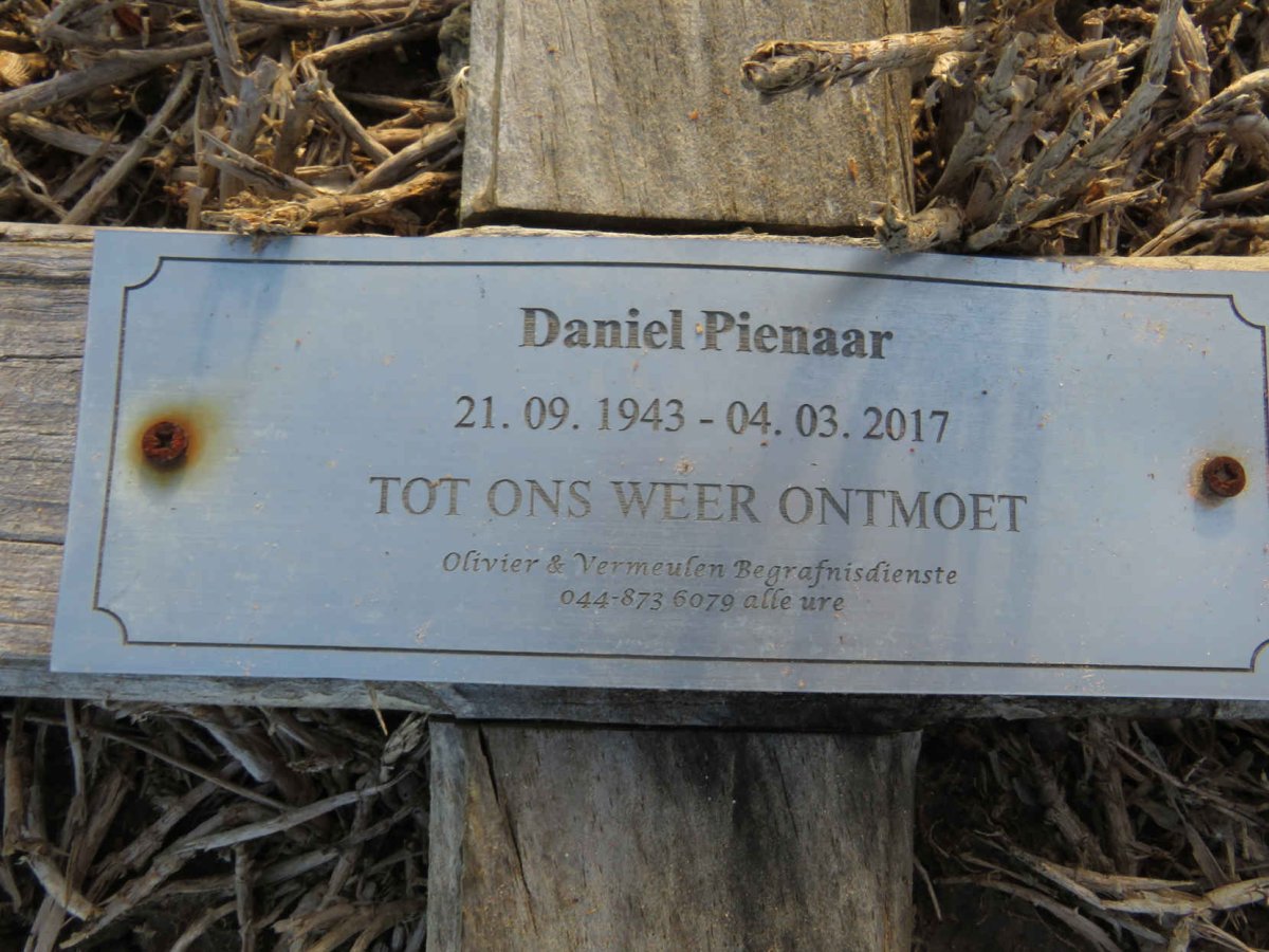PIENAAR Daniel 1943-2017