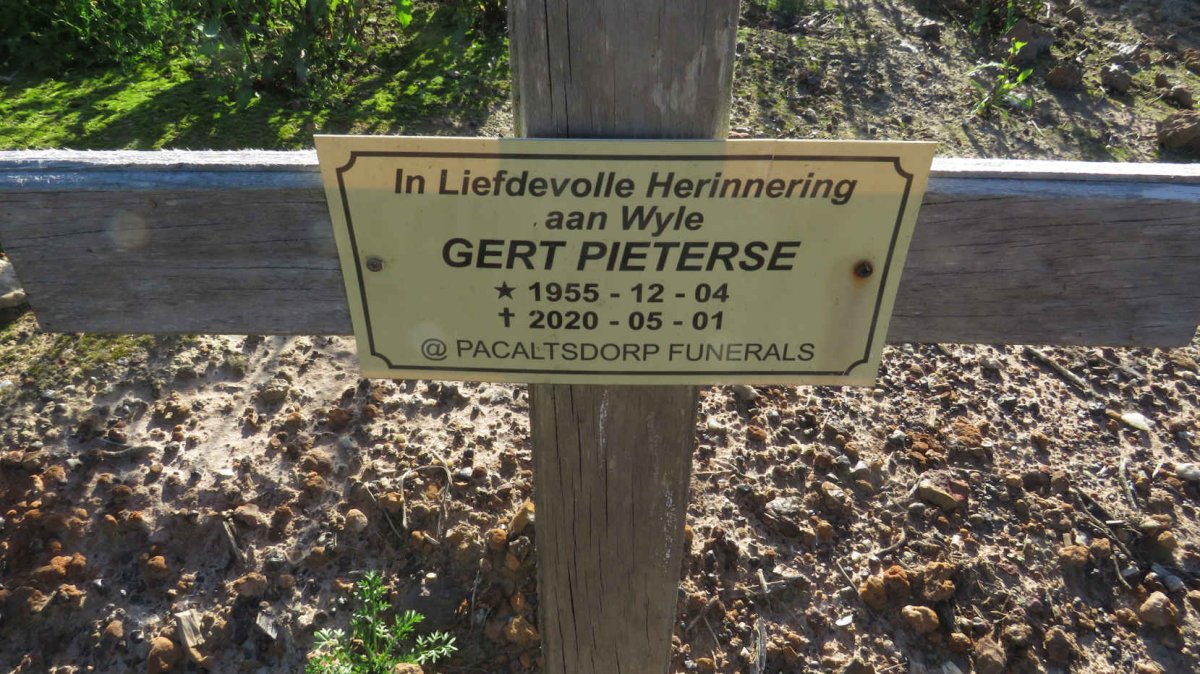 PIETERSE Gert 1955-2020