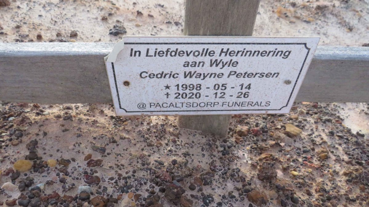 PETERSEN Cedric Wayne 1998-2020