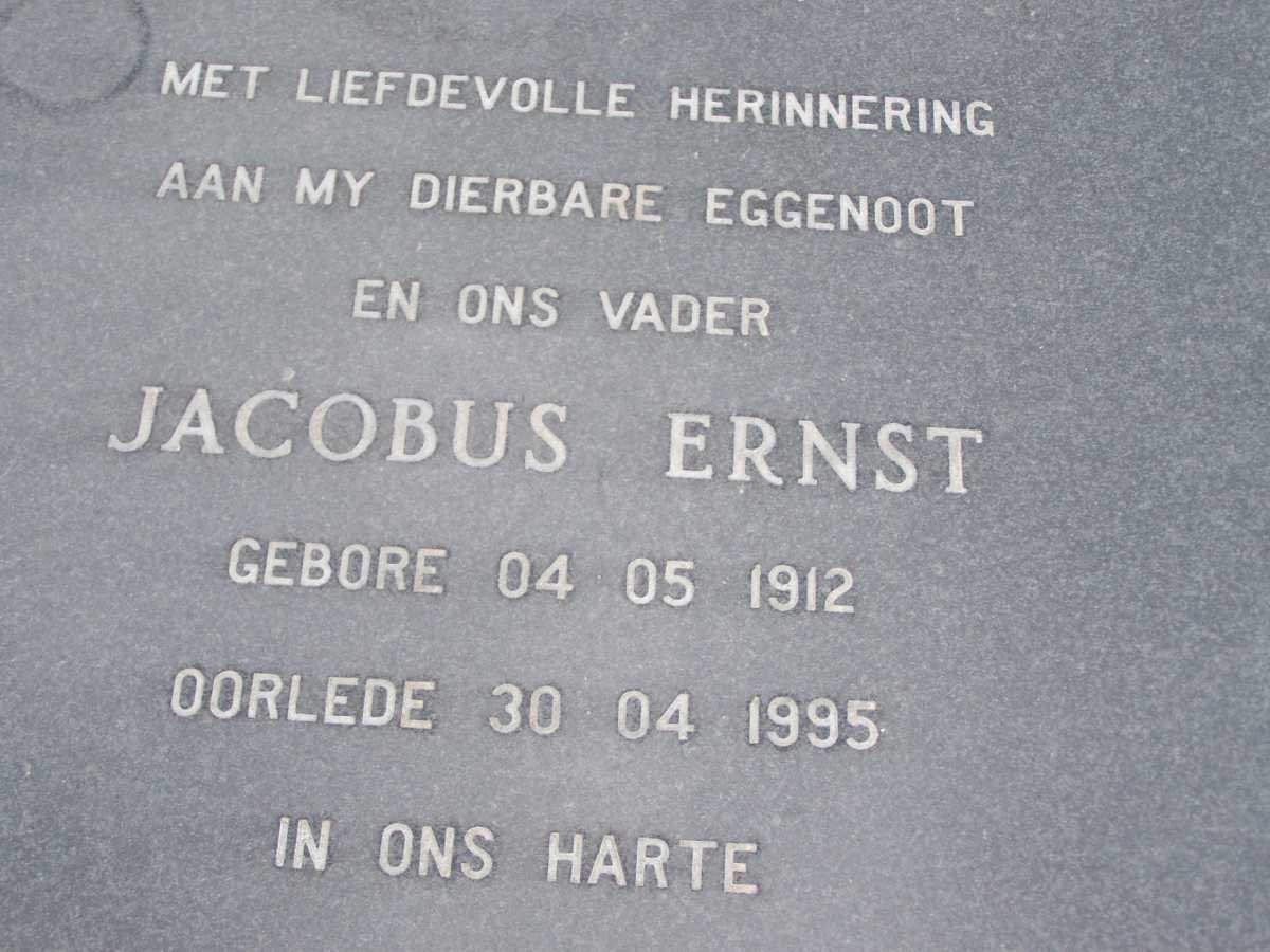 POTGIETER Jacobus Ernst 1912-1995