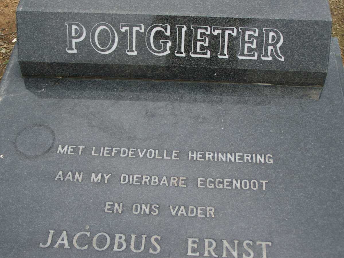 POTGIETER Jacobus Ernst 1912-1995