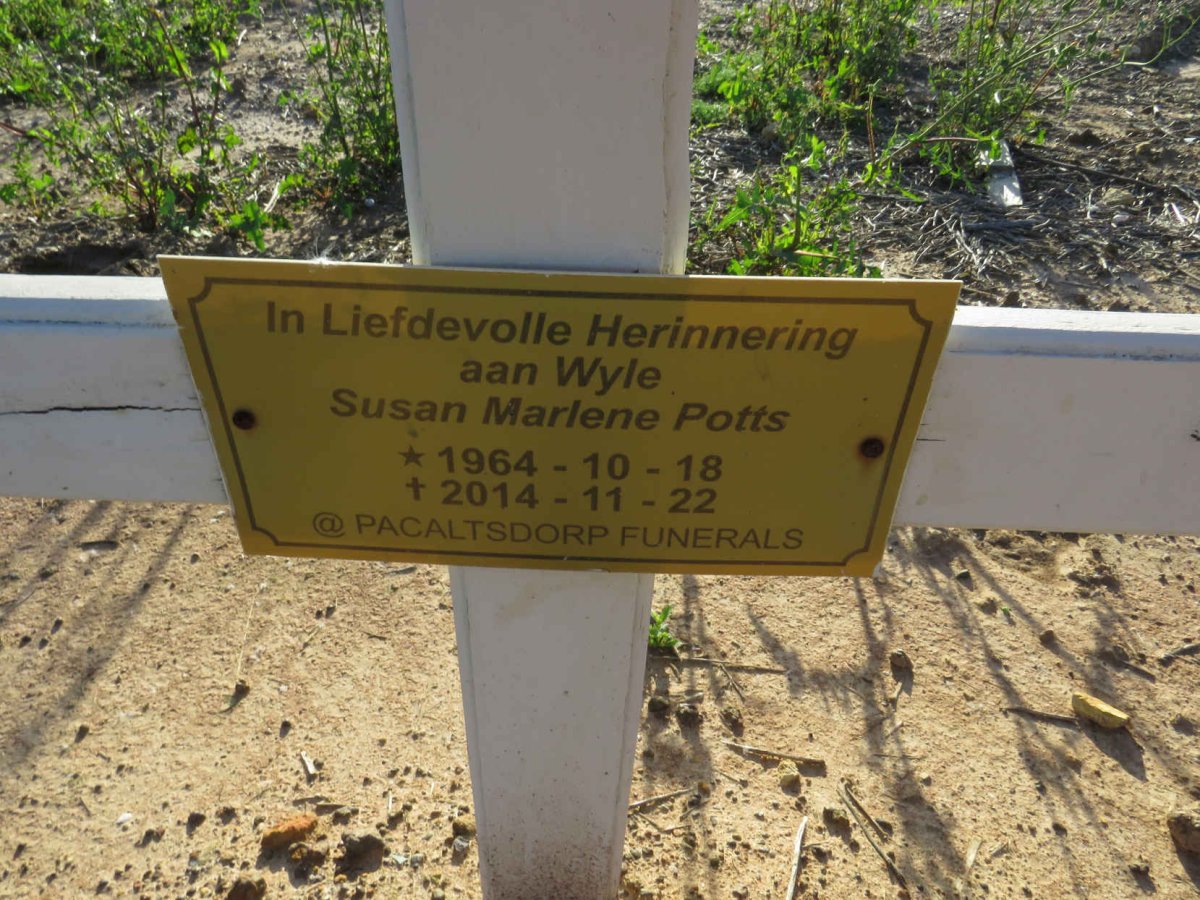 POTTS Susan Marlene 1964-2014