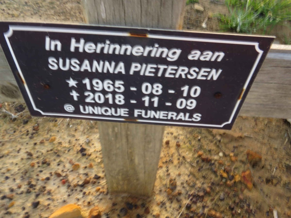PIETERSEN Susanna 1965-2018