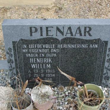 PIENAAR Hendrik Willem 1915-1994