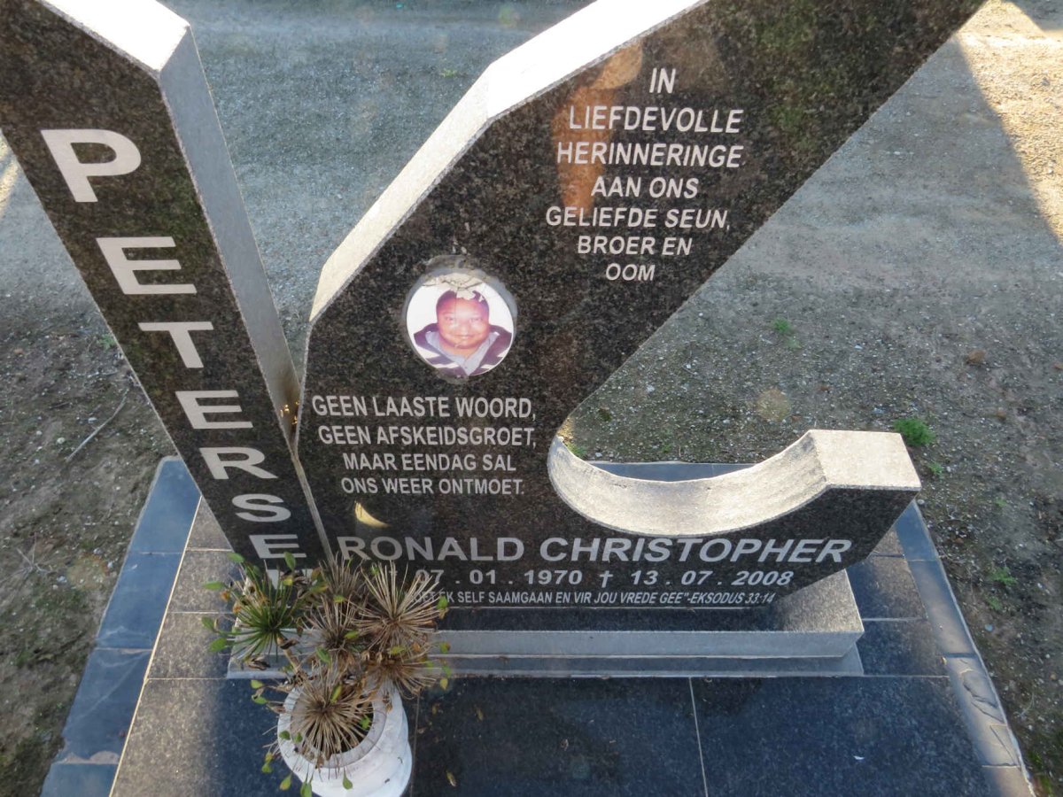 PETERSEN Ronald Christopher 1970-2008