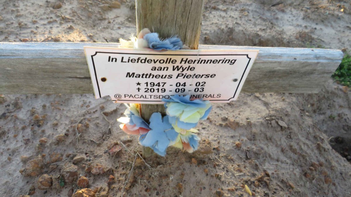 PIETERSE Mattheus 1947-2019