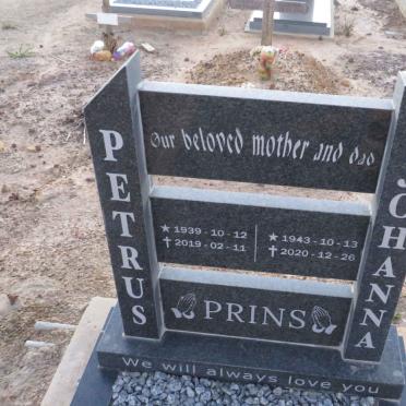 PRINS Petrus 1939-2019 & Johanna 1943-2020