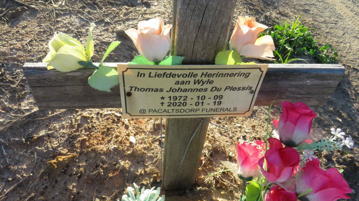 PLESSIS Thomas Johannes, du 1972-2020