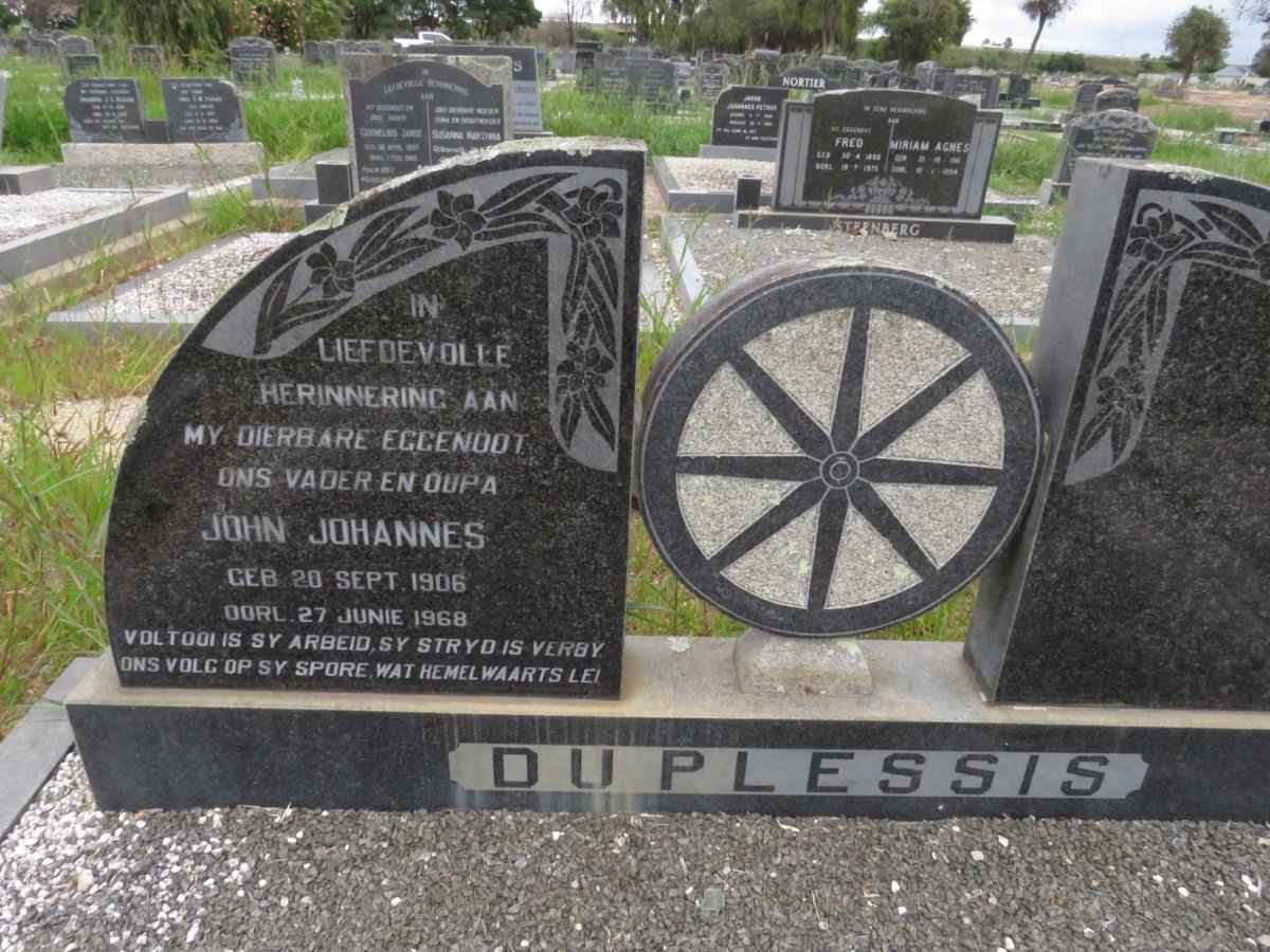 PLESSIS John Johannes, du 1906-1968