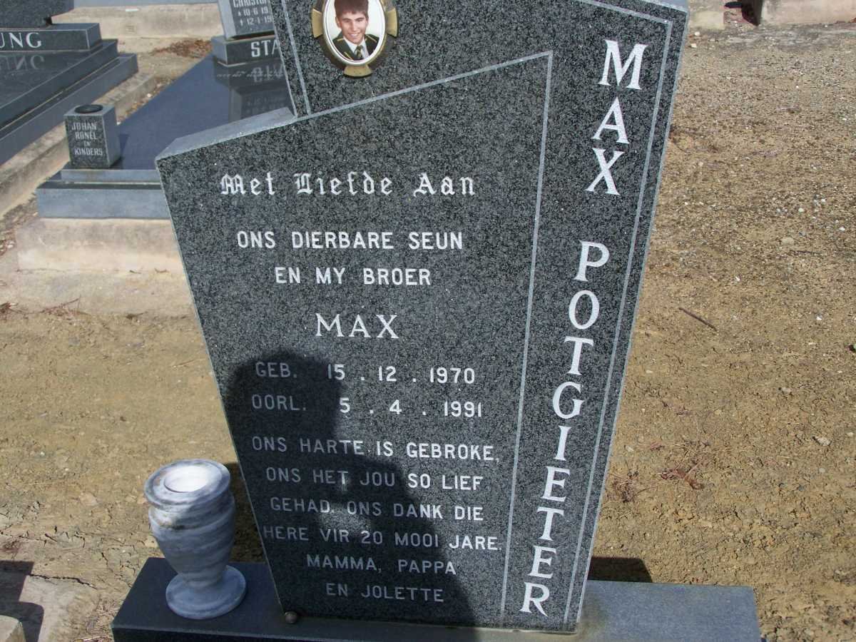 POTGIETER Max 1970-1991