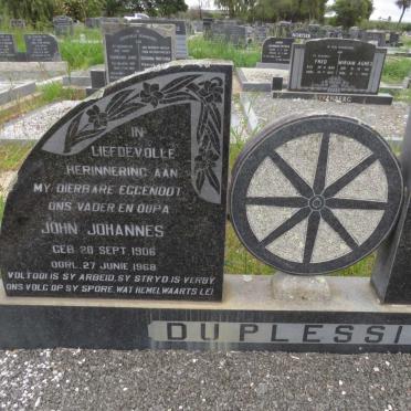 PLESSIS John Johannes, du 1906-1968