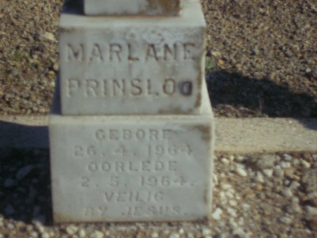 PRINSLOO Marlane 1964-1964