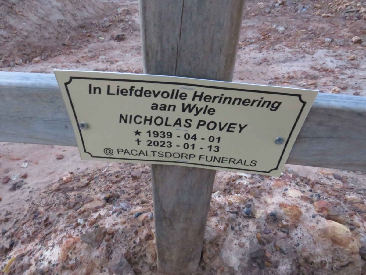 POVEY Nicholas 1939-2023