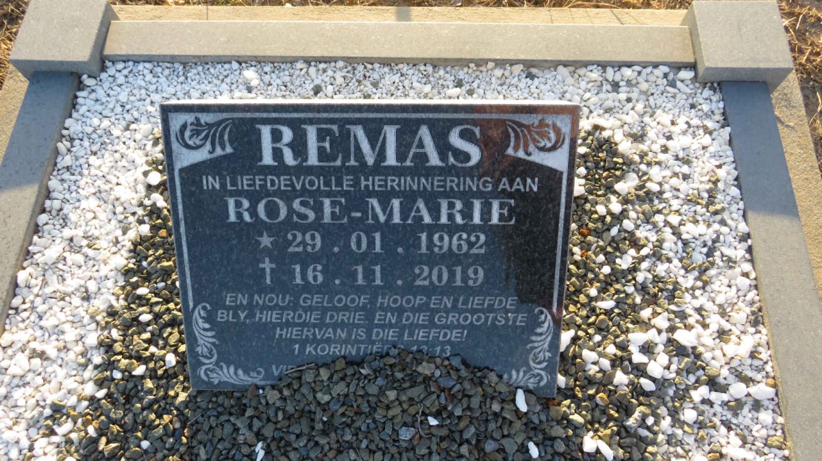REMAS Rose-Marie 1962-2019