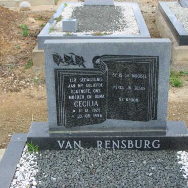 RENSBURG Cecilia, van 1928-1996
