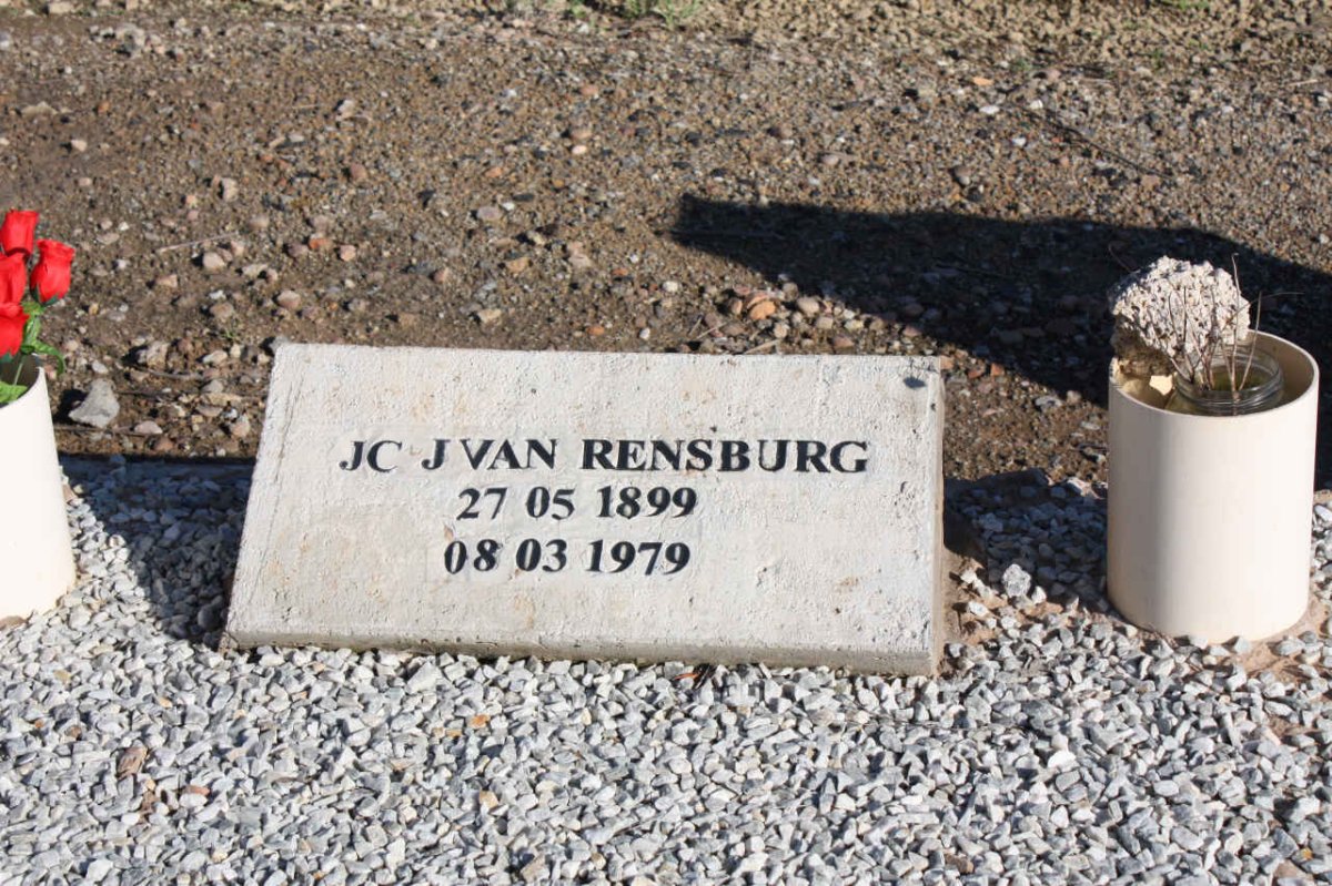 RENSBURG J.C., J van 1899-1979