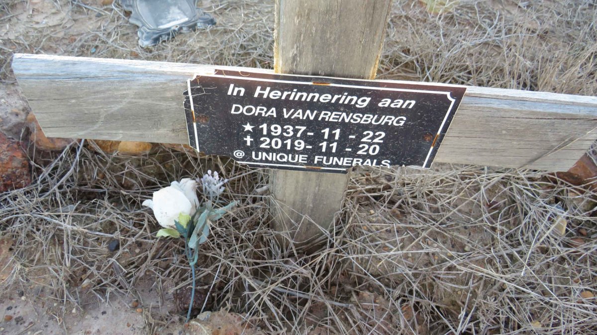 RENSBURG Dora, van 1937-2019