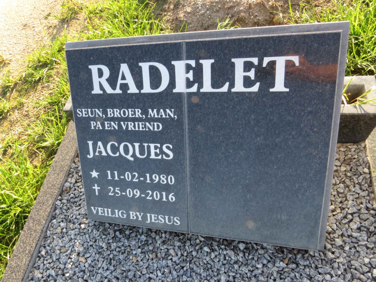 RADELET Jacques 1980-2016